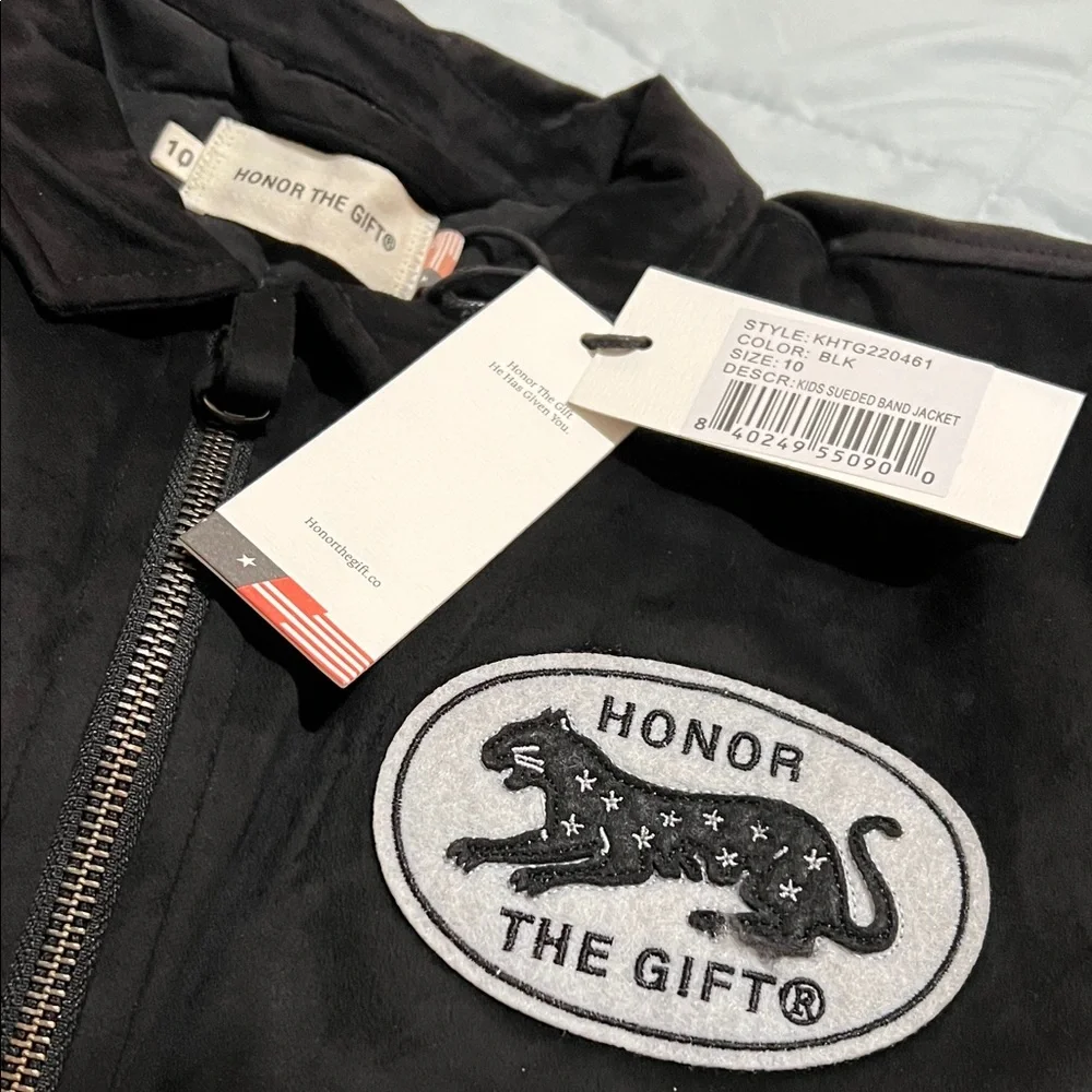 Honor The Gift Black Suede Band Jacket